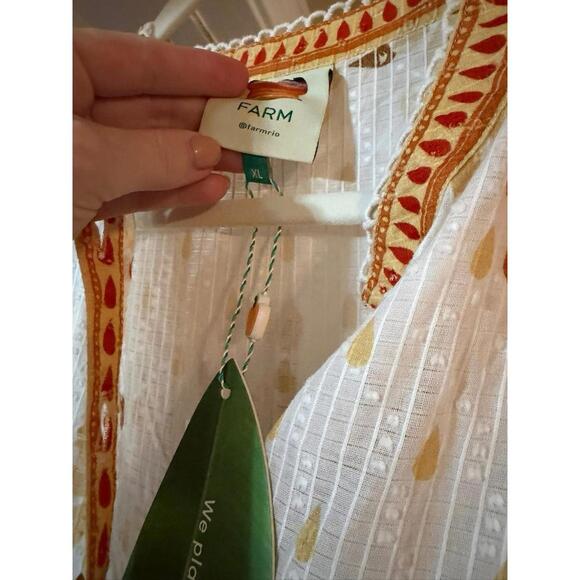 Farm Rio Ainika Flowers Maxi Dress NWT Size XL - Picture 16 of 16